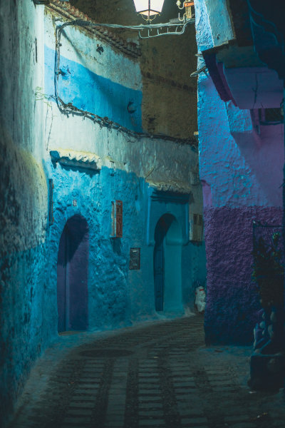 Chefchaouen, Morocco — fine art travel photography print available from Clever Tourists