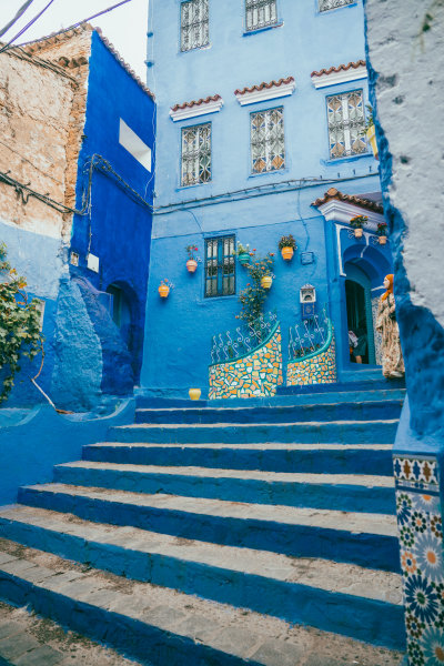 Chefchaouen, Morocco — fine art travel photography print available from Clever Tourists