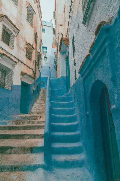 Chefchaouen, Morocco — fine art travel photography print available from Clever Tourists