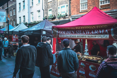 London's street-food markets — London, England