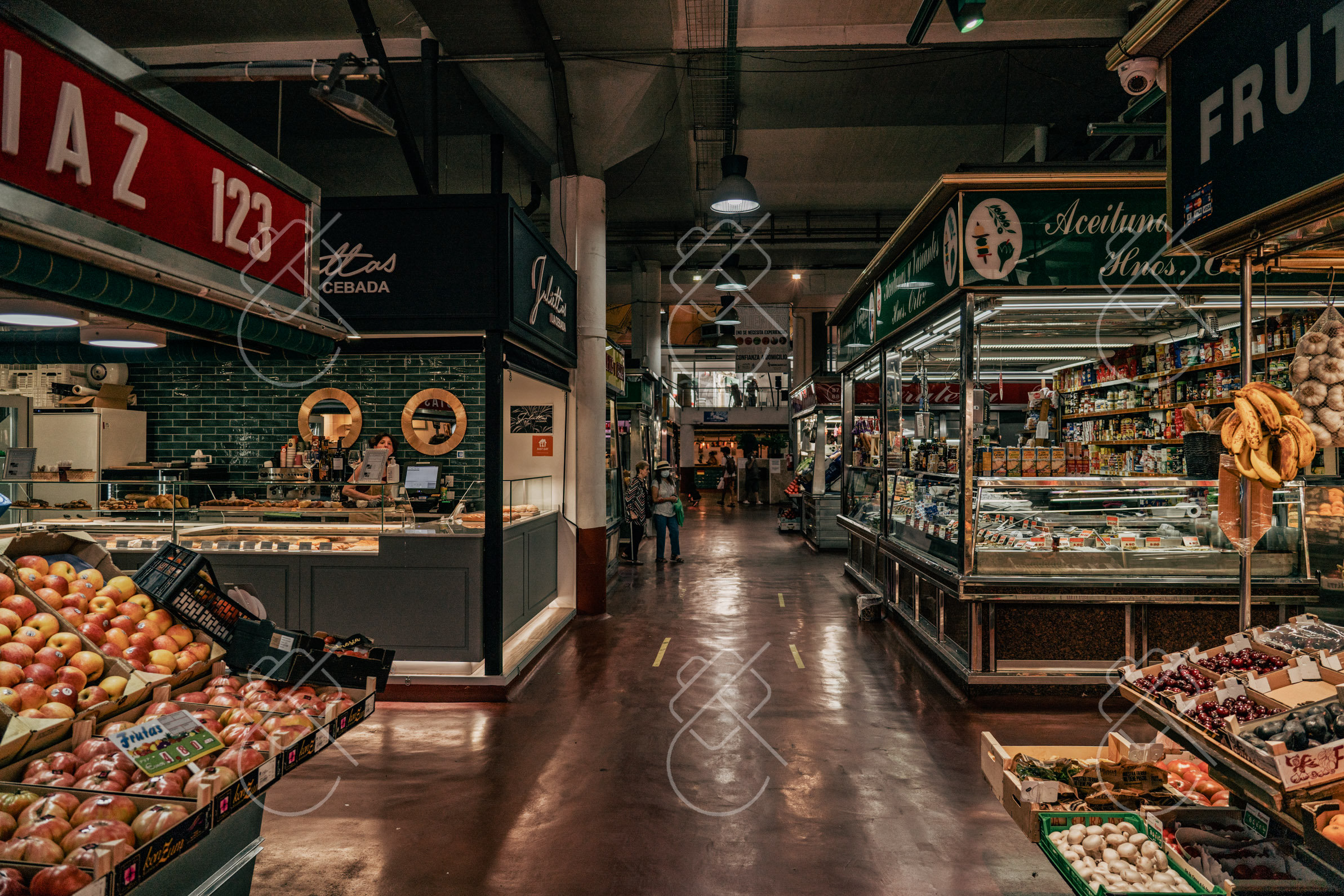 Madrid covered food market — Spain