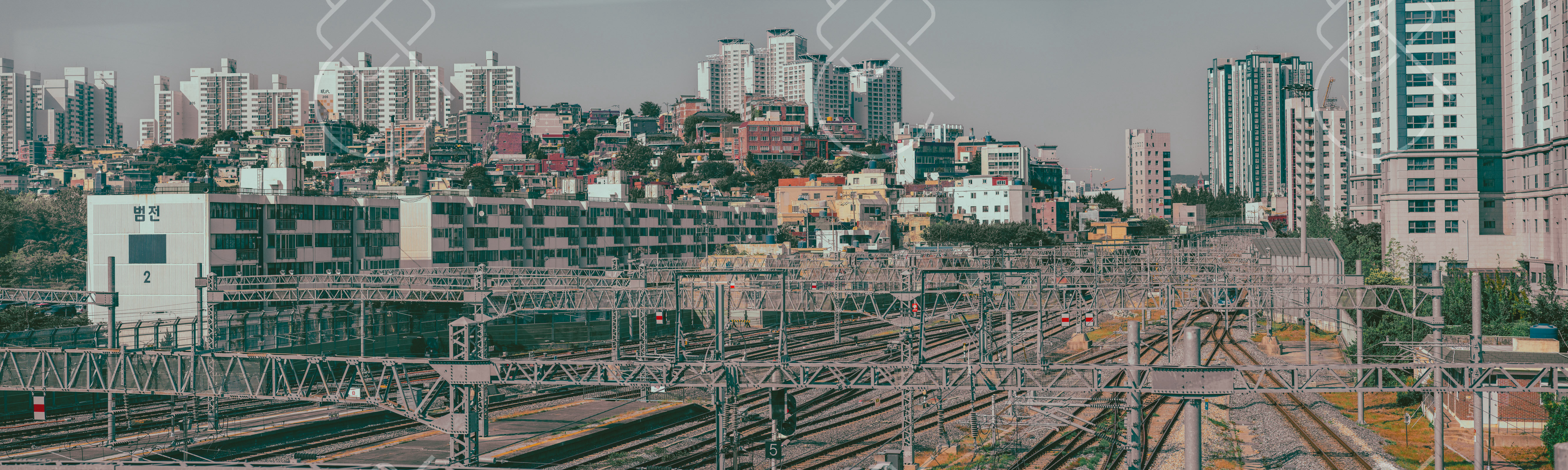 View & buy this print East Busan: Haeundae, Dongbaek & Gwangalli — fine art travel photography print available from Clever Tourists